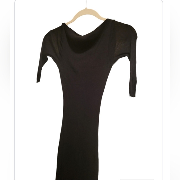 ⚡️James Perse⚡️Long Black Dress - Picture 3 of 5